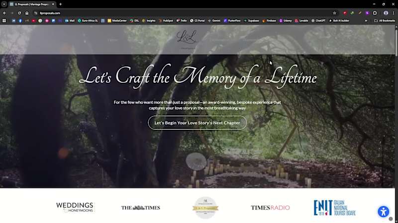 Cover image for Developed an elegant, high-end website for LL Proposals, spe...