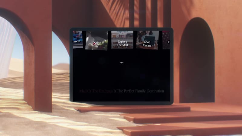 Cover image for The official website we redesigned for Mall of the Emirates.