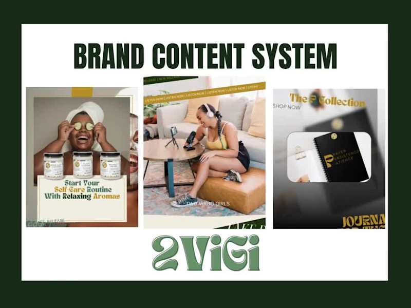 Cover image for 2VIGI Brand Content System 2VIGI is a lifestyle and apparel ...