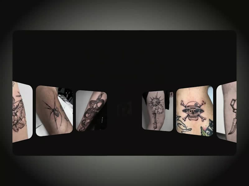 Cover image for Modern Tattoo Artist Website Design