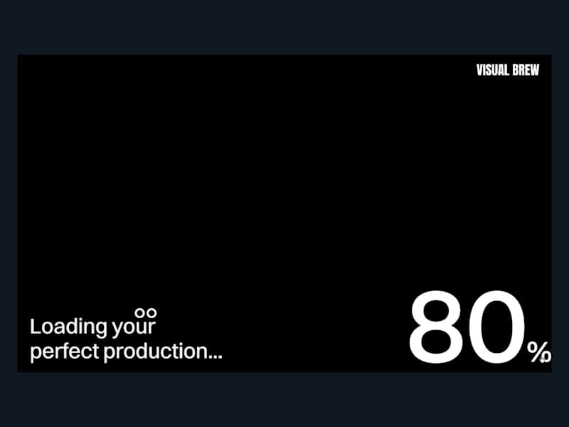 Cover image for Visual Brew - Video Production Studio Website Visual Brew is...