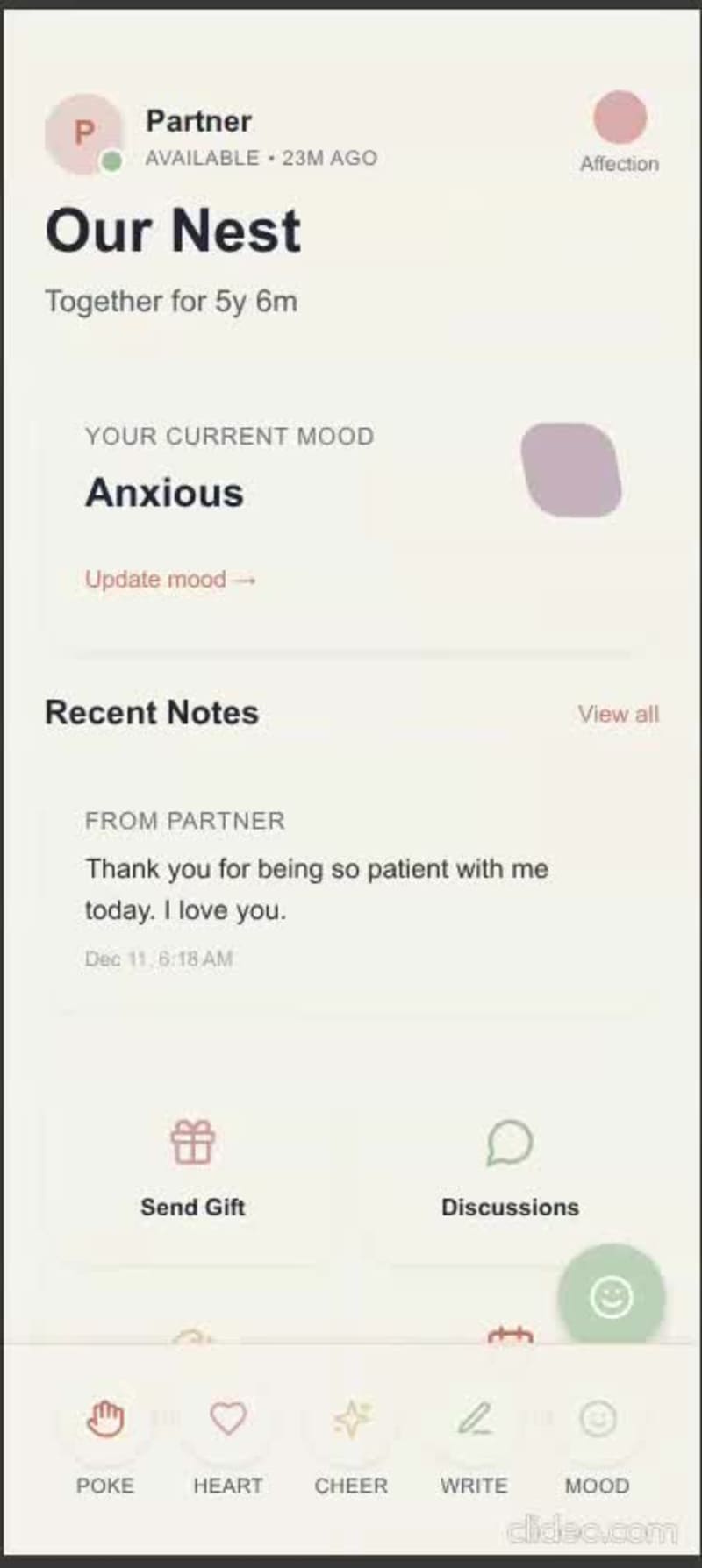 Cover image for Our Nest is an intimate digital space for couples (especiall...