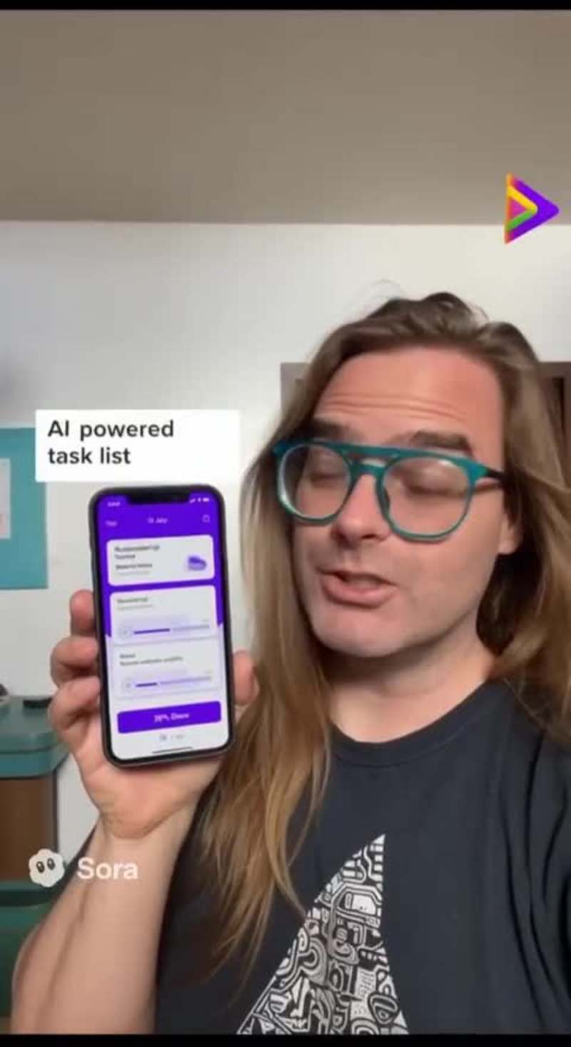 Cover image for Sora 2 Experiment - 'Make a marketing video for my app' - Fe...