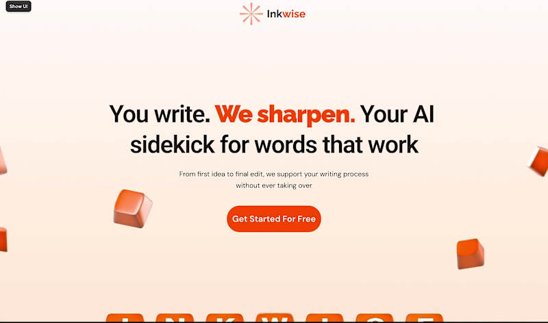 Cover image for Designing Inkwise – An AI Writing Tool 