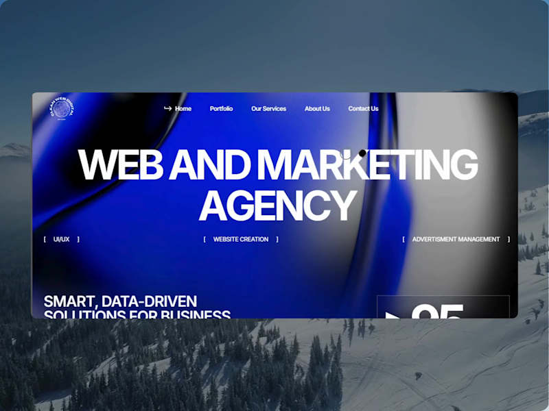 Cover image for Modern Agency Website based on Dubai