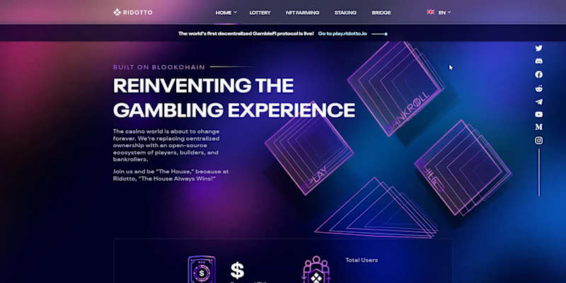 Cover image for Ridotto - Reinventing the gambling experience