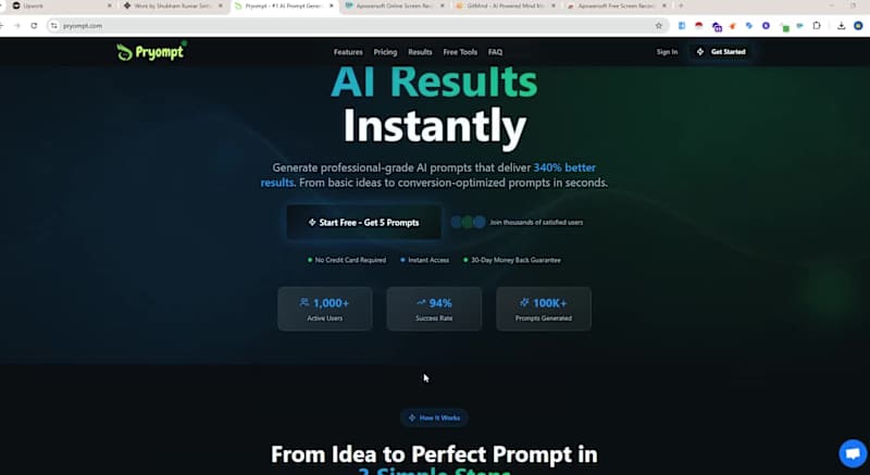Cover image for All-in-one AI toolkit: prompt generator, blog writer, image ...