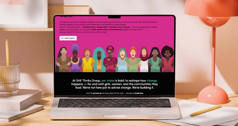 Cover image for SHE Thinks Group Website Redesign