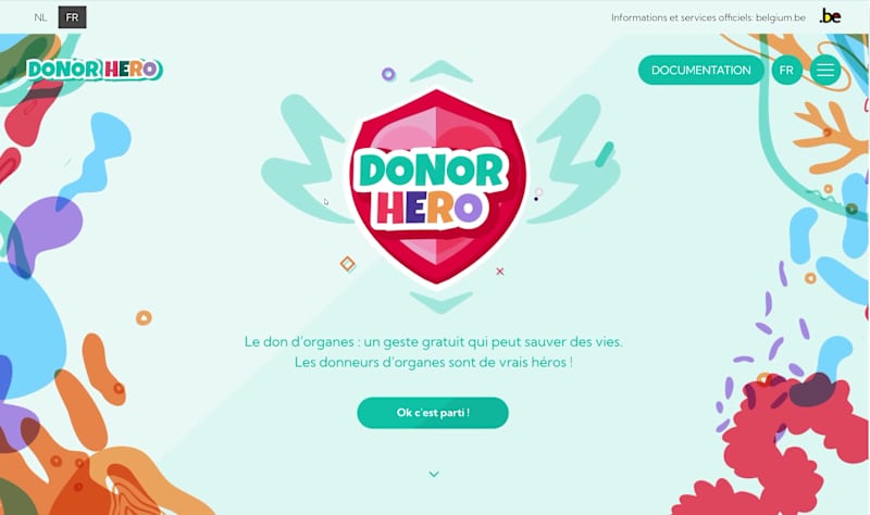 Cover image for 🎮 Donor Hero — Interactive Awareness Game