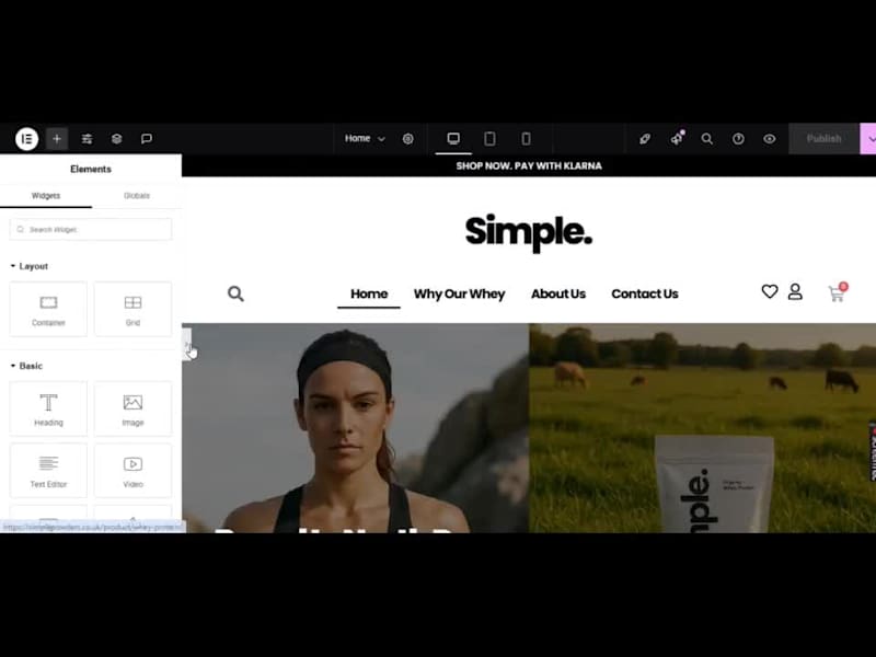 Cover image for Brand Identity and Web Design Simple Powders