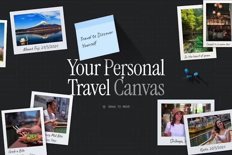 Cover image for An interactive Travel Diary built entirely in Framer — where...