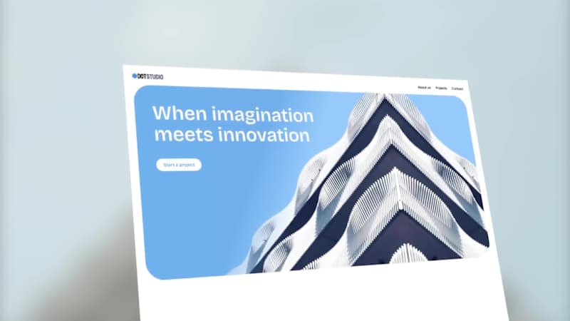 Cover image for DotStudio - Website for architectural studio