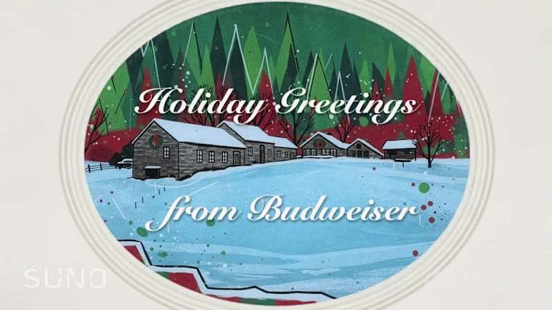 Cover image for ✨ HOLIDAY GREETINGS FROM BUDWEISER! 🍺🎄🐎✨ (sound on! 🔊) I...