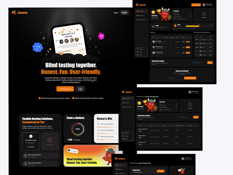 Cover image for Blind Test Website & Dashboard UI UX Design