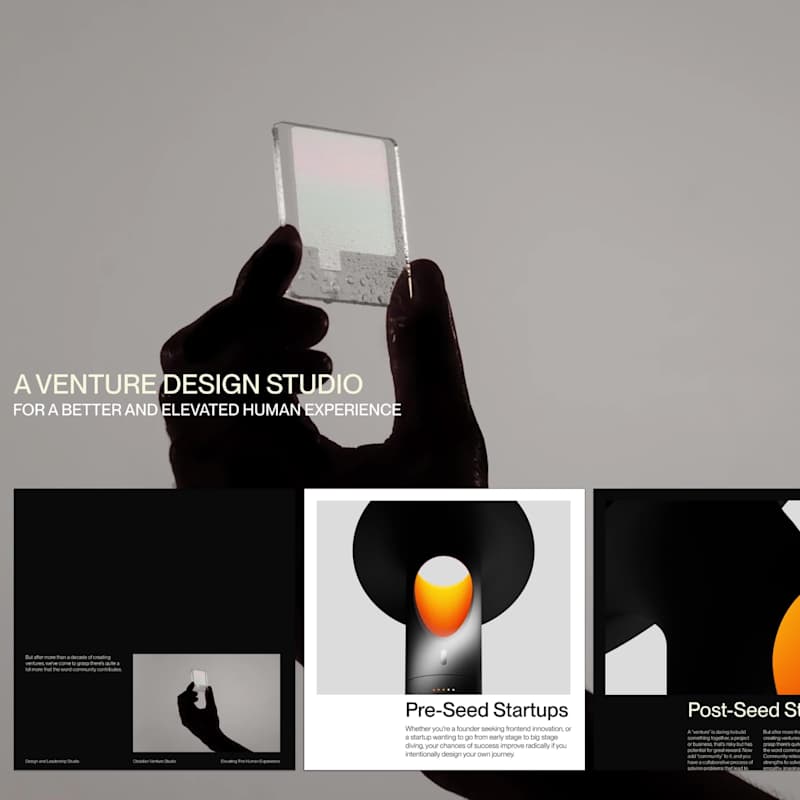 Cover image for Web Design for Obsidian Venture Studio
