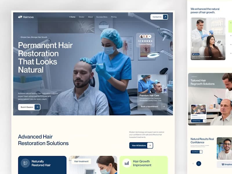 Cover image for Website and software for Hair