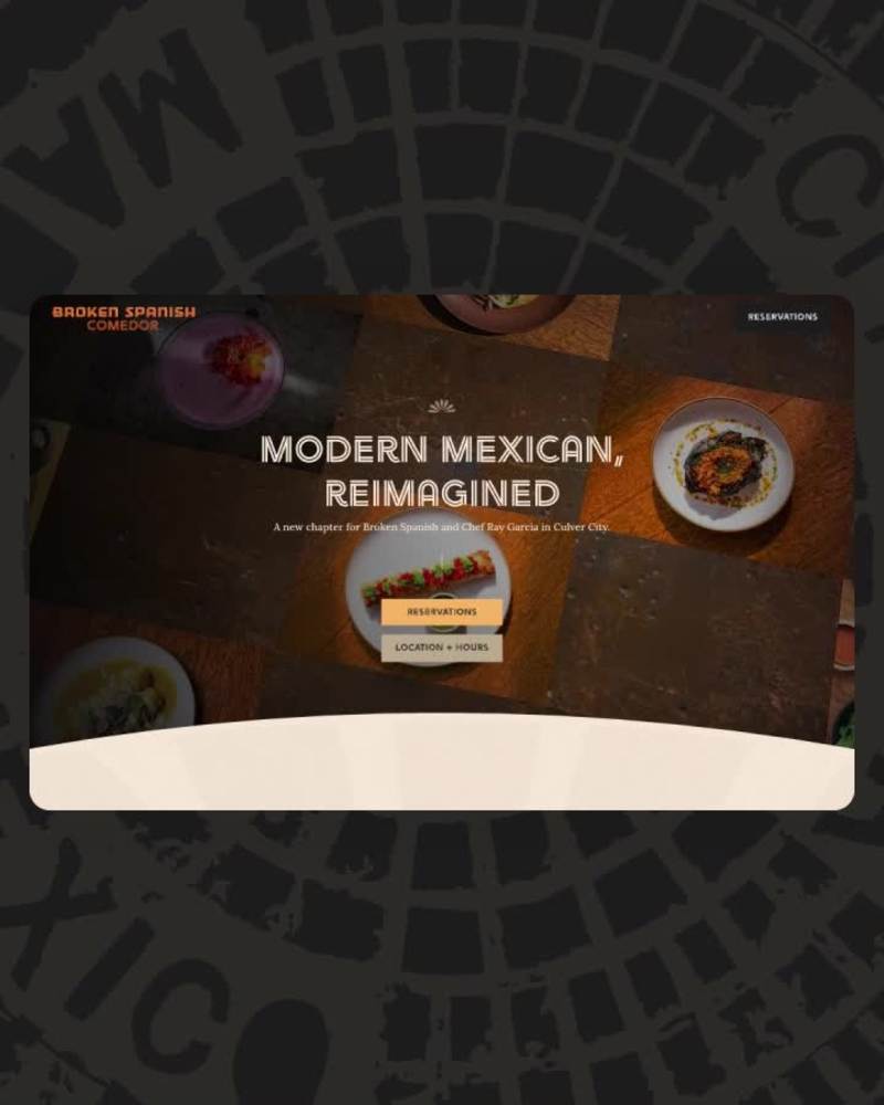 Cover image for Broken Spanish Comedor (https://brokenspanishcomedor.com/) i...