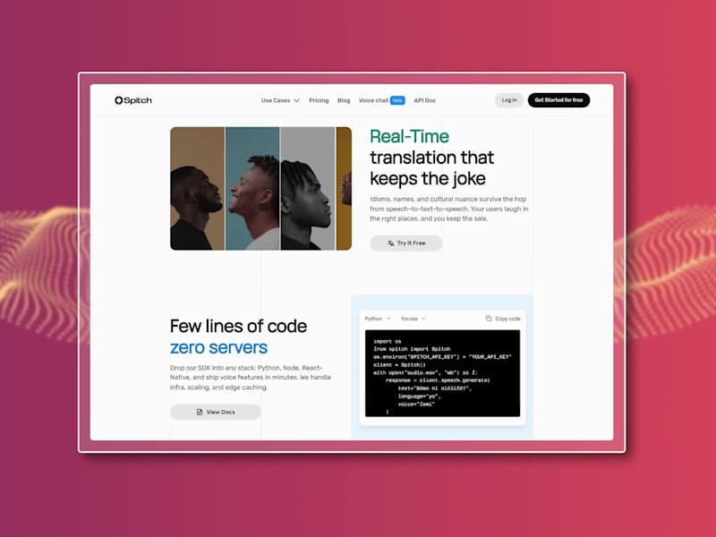 Cover image for Spitch | Framer Website Development