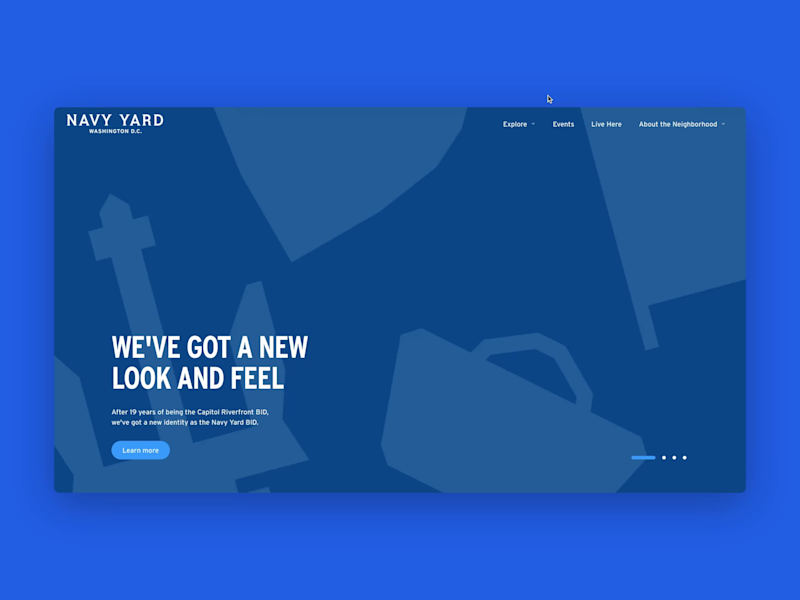 Cover image for Navy Yard DC Webflow site