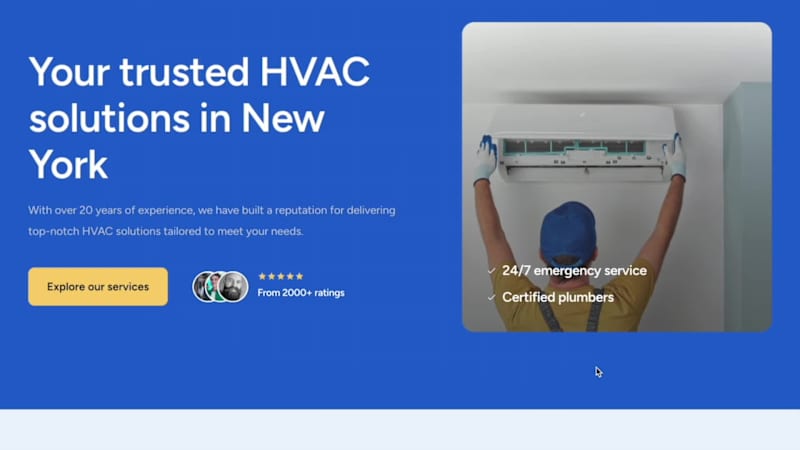 Cover image for HVAC Website Design and Development