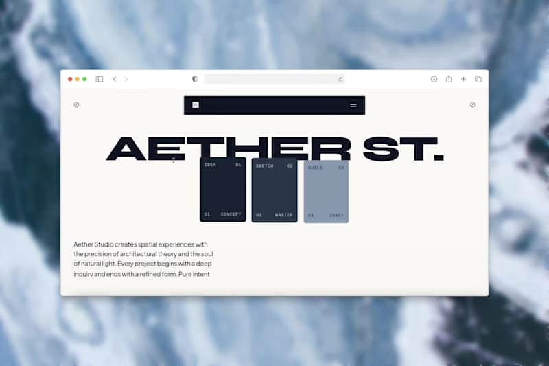 Cover image for An immersive landing page translating