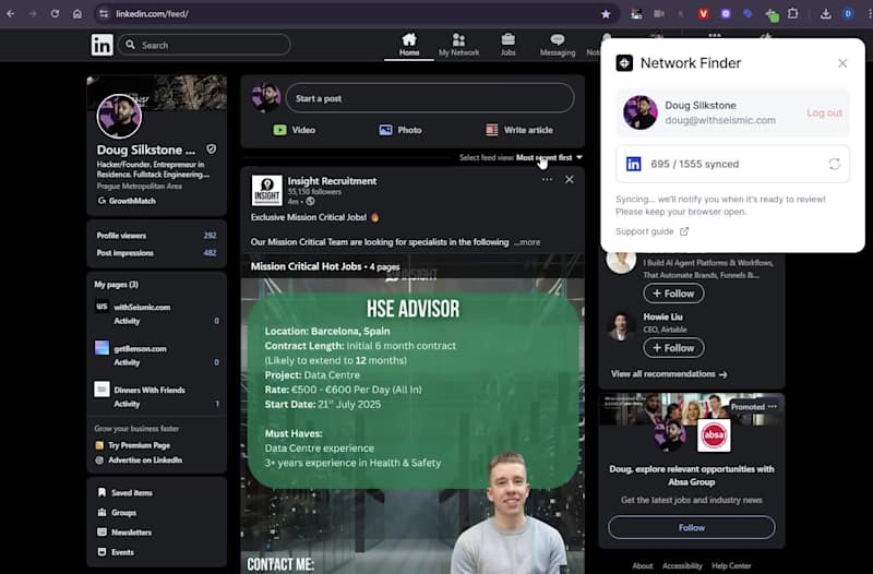 Cover image for LinkedIn Contact Collaboration Web Extension