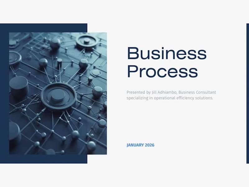 Cover image for Developed a structured business process