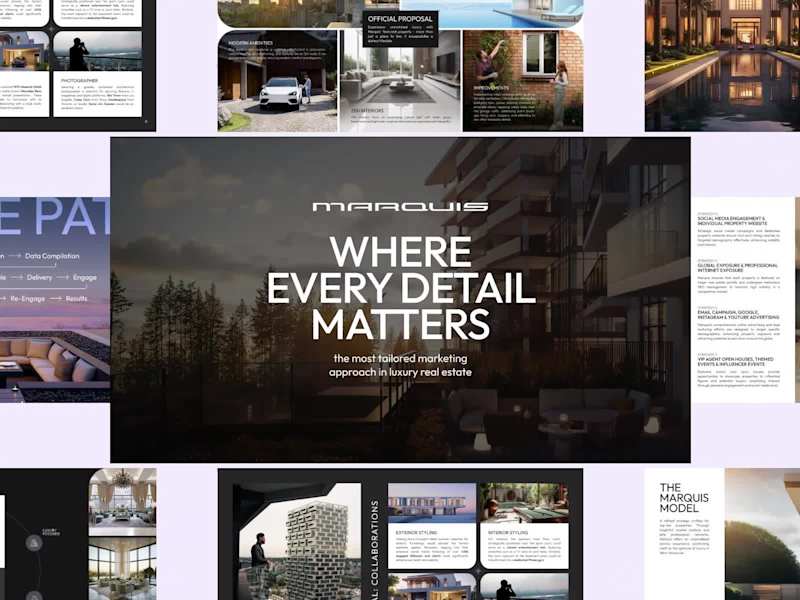 Cover image for Marquis Ultra-Luxury Real Estate Sales/Marketing Deck