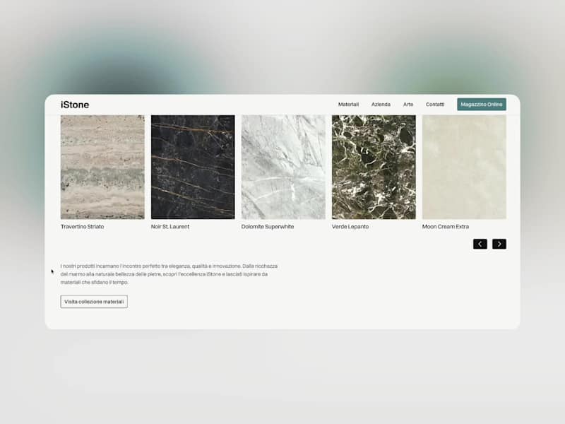 Cover image for iStone – Corporate Website