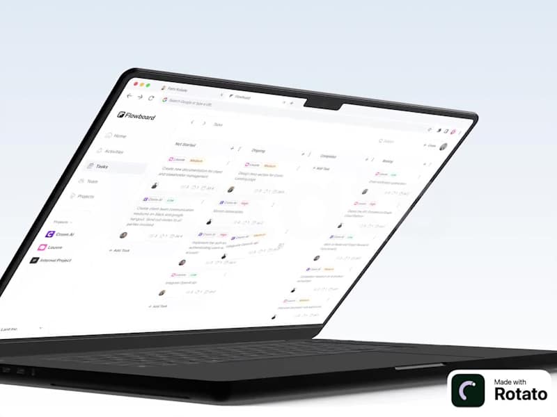 Cover image for Flowwboard — Designing a Clearer Way to Manage Projects