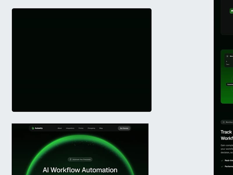 Cover image for Autonity -  Landing Page Design