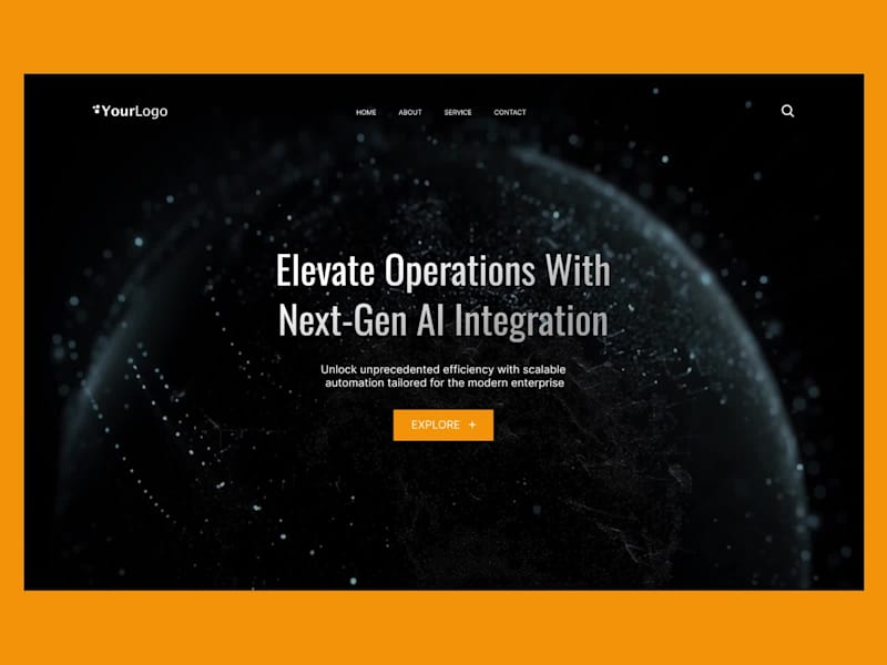 Cover image for High-Quality Animated Hero Section for Sale | Elevate Your Site