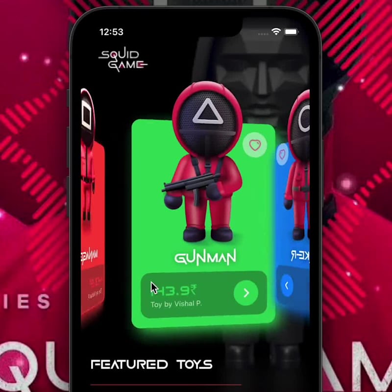 Cover image for Squid Game, Snap Cards Carousel in SwiftUI