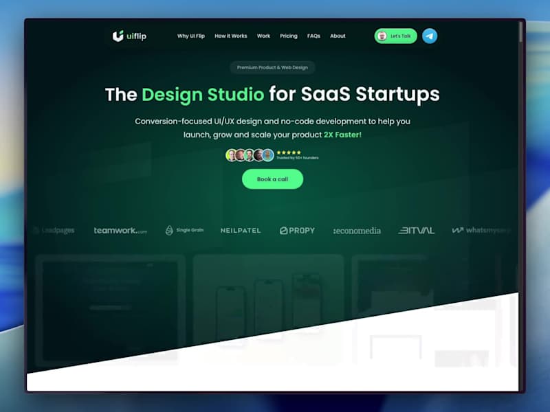 Cover image for UI Flip Website Enhancement