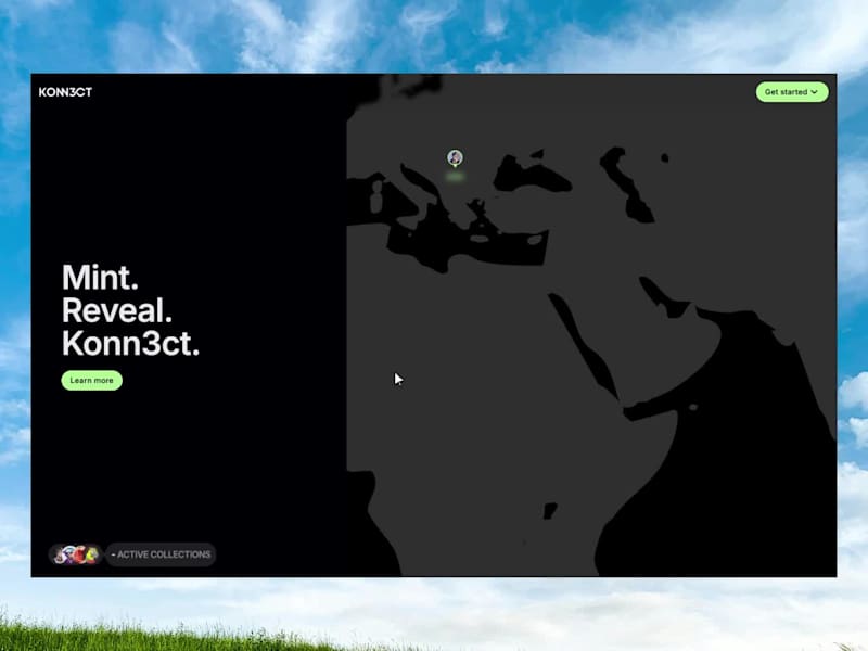 Cover image for hero section design work for @konn3ct.