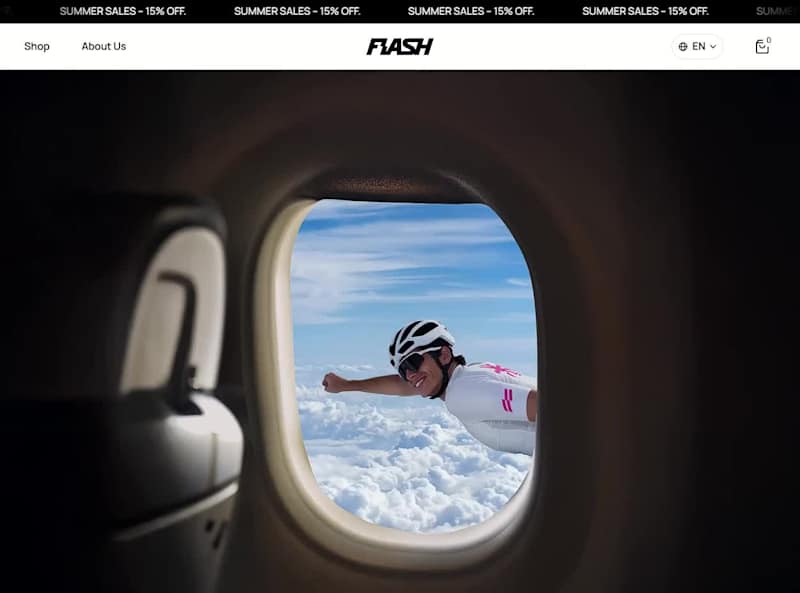 Cover image for WearFlash — Cycling Apparel Brand Ecommerce Website
