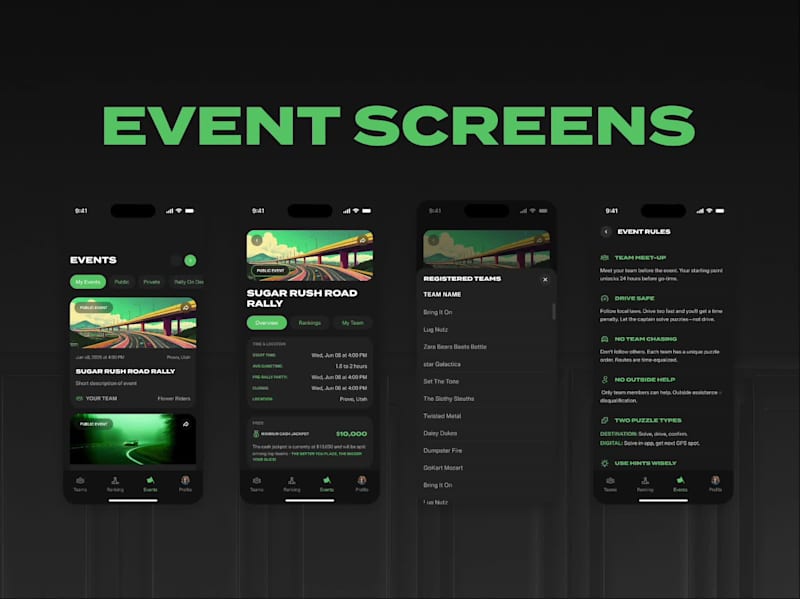 Cover image for Riddler Road Rally: Puzzle-Driven Event App Design