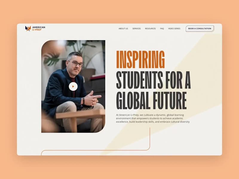 Cover image for American U-Prep | Crafting a Confident Education Brand