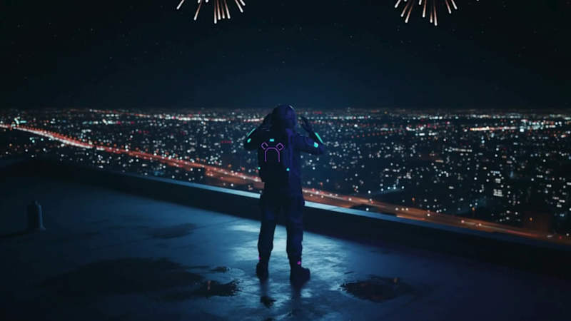 Cover image for "Starlight Paradox" is a Sci-Fi New Year's anthem created wi...