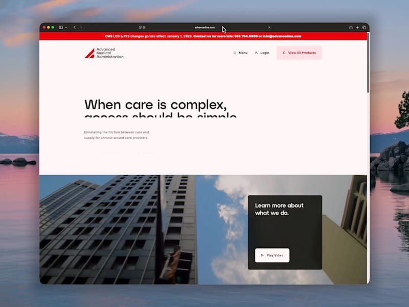 Cover image for Development of AMA's Healthcare Website