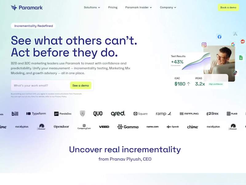 Cover image for Paramark SaaS Marketing Analytics Platform Redesign