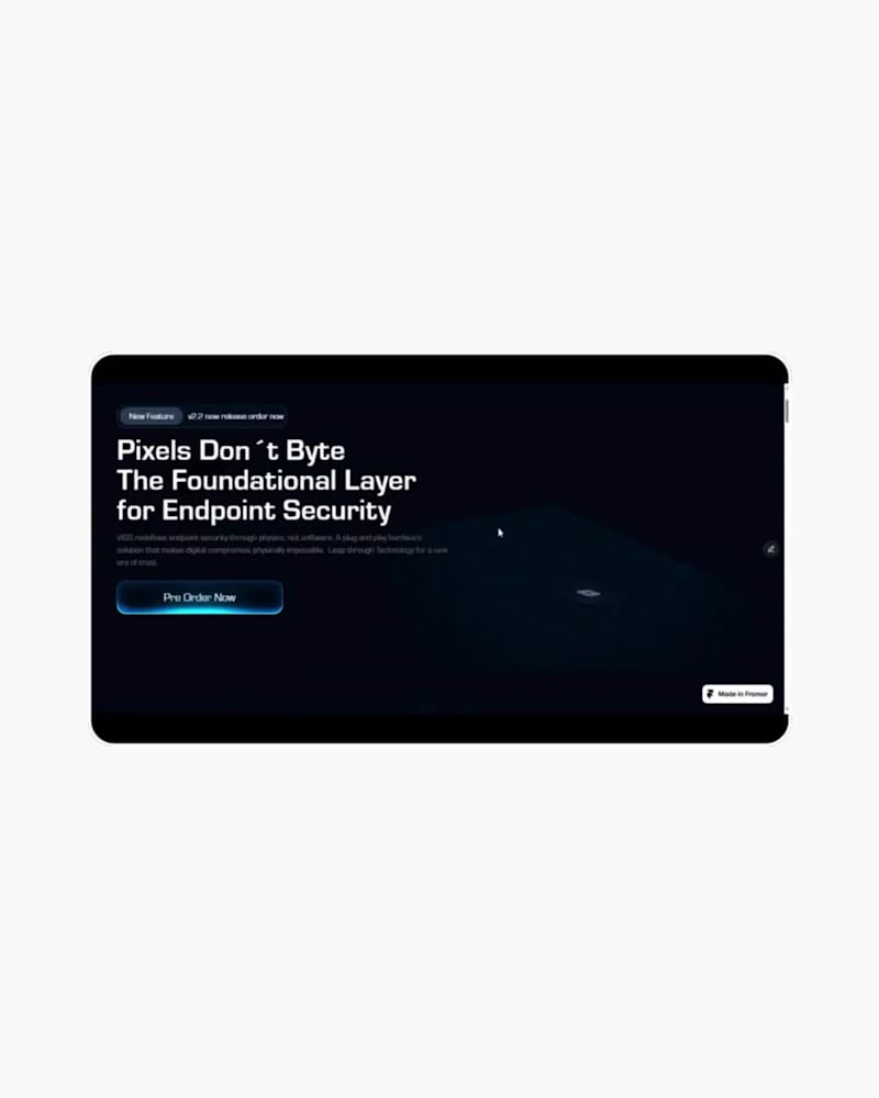 Cover image for New project live 🚀 Designed and developed in Framer with a ...