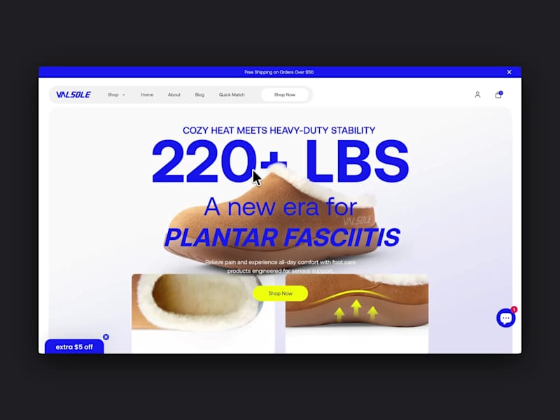 Cover image for Valsole: Premium orthopedic footwear e-commerce