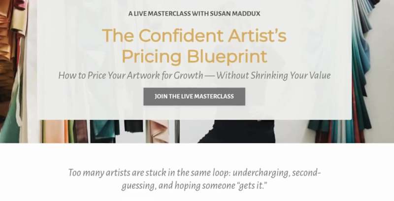 Cover image for The Confident Artist Blueprint Masterclass