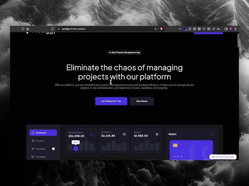 Cover image for Prodigy - Fintech/SaaS Website