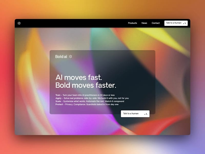 Cover image for Bold AI Website Redesign