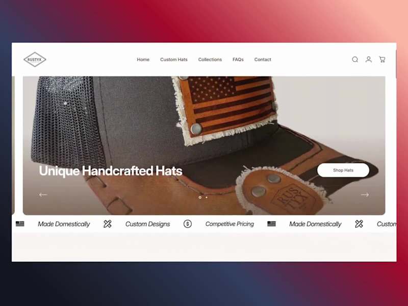 Cover image for RustyX Life: Shopify Website Redesign & Development