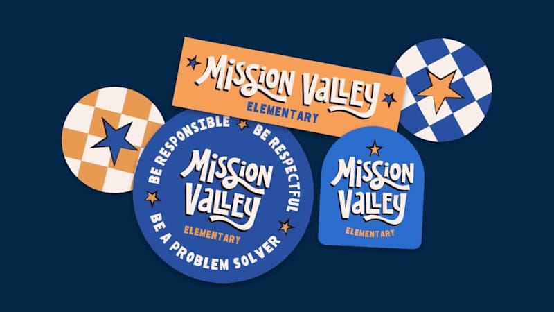 Cover image for Mission Valley Elementary: Branding + Mascot Redesign