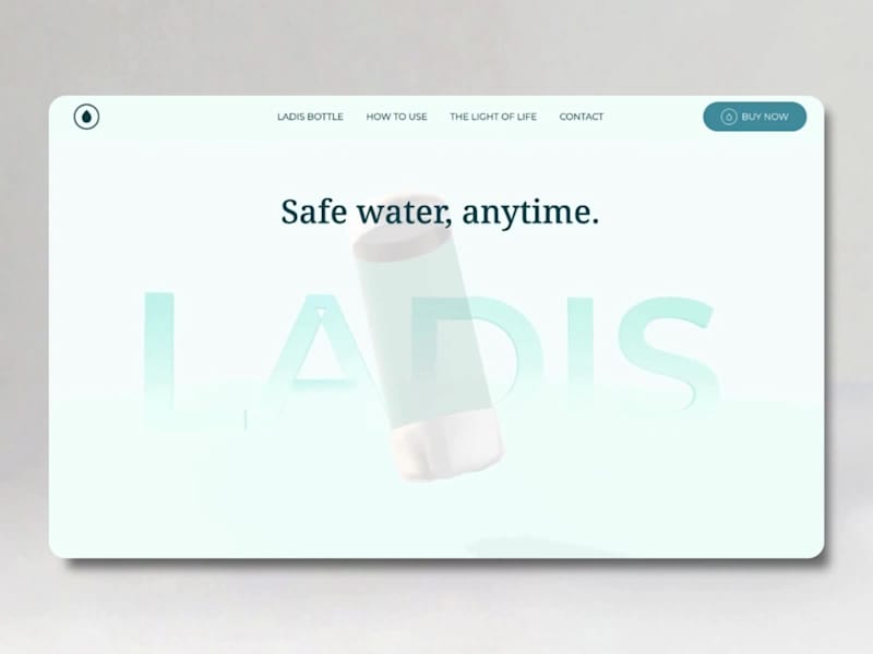 Cover image for Ladis Product Landing Page - UI/UX Design & Webflow Development