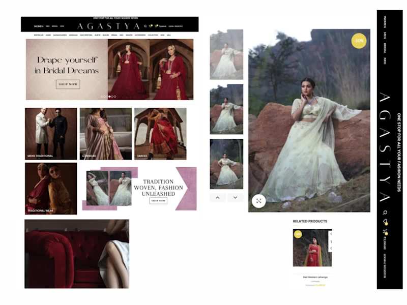 Cover image for Agastya Fashion – Elegant Ethnic Wear Store